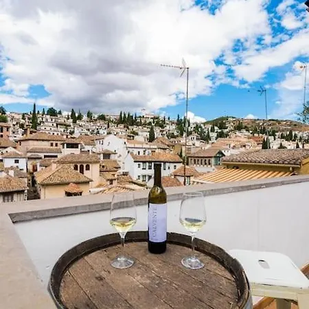 Cosy Loft With Amazing Terrace & Spectacular Views Apartment Granada Exterior photo