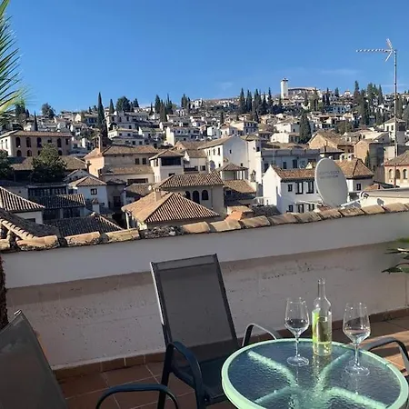 Cosy Loft With Amazing Terrace & Spectacular Views Apartment Granada Exterior photo